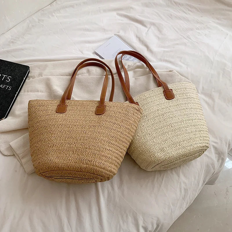 Luxury Designer Straw Tote Bag for Women