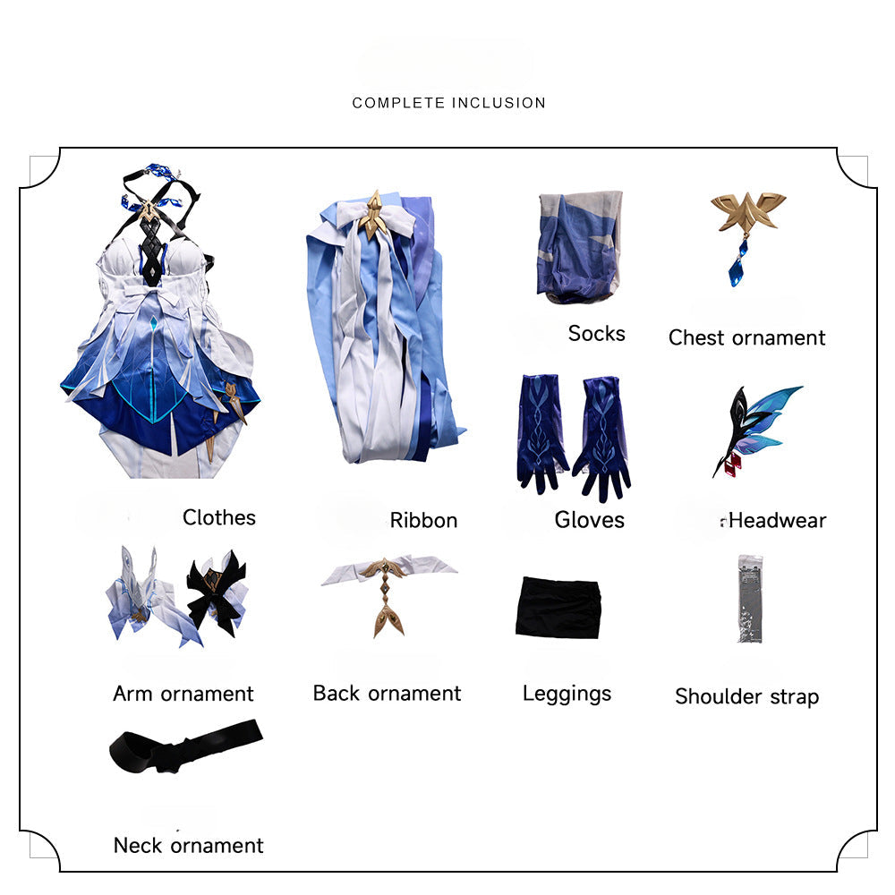 Genshin Impact Skirk Cosplay Costume-New Silk Kirk Clothing + Accessories-S-Free Shipping Leatheretro