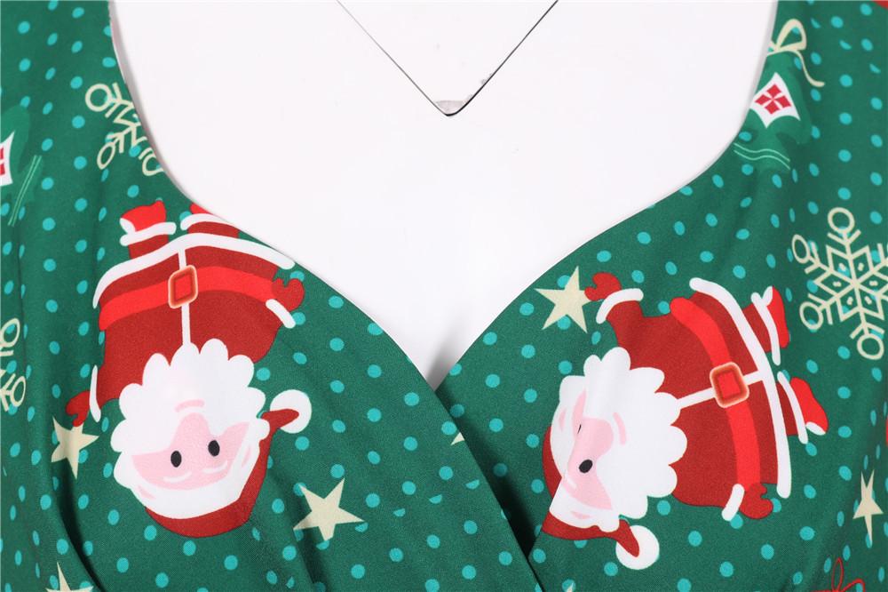 Merry Christmas Short Sleeves Dresses-Dresses-Free Shipping at meselling99
