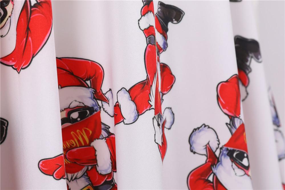 Merry Christmas Short Sleeves Dresses-Dresses-Free Shipping at meselling99