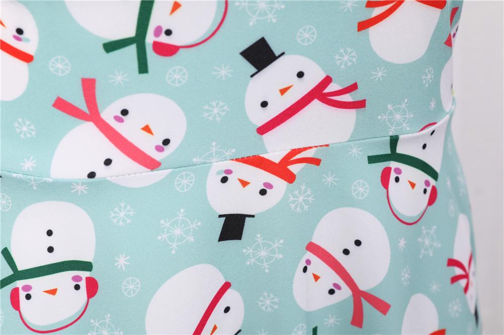 Merry Christmas Short Sleeves Dresses-Dresses-Free Shipping at meselling99