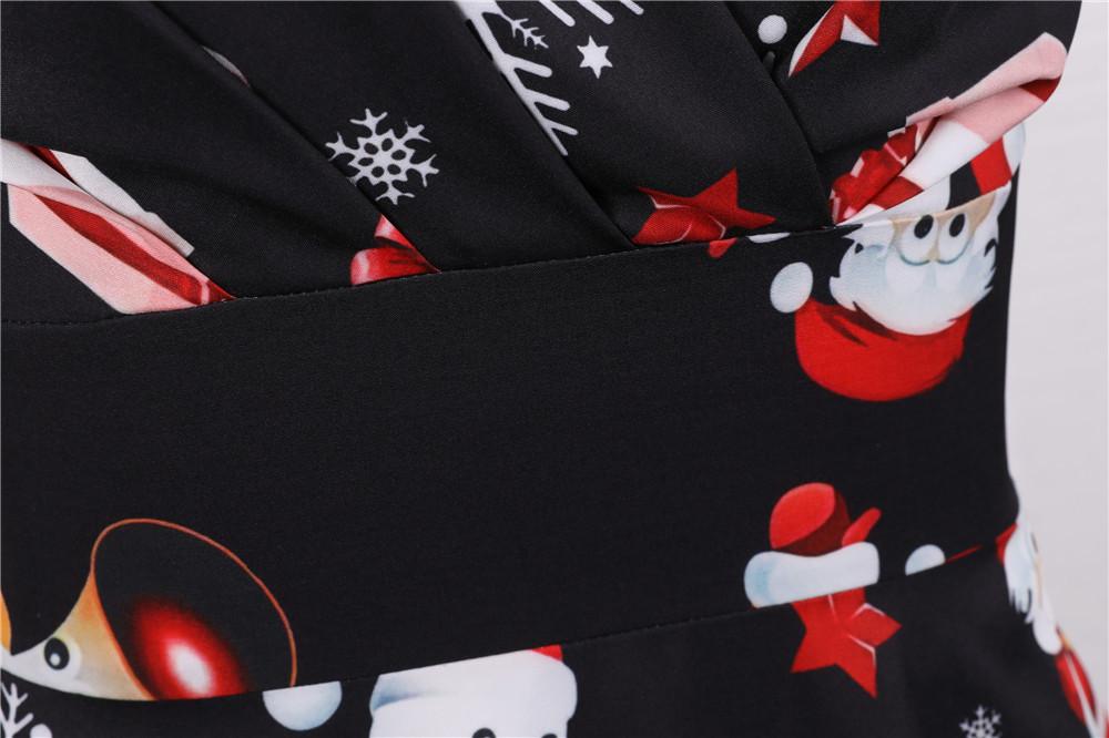 Merry Christmas Short Sleeves Dresses-Dresses-Free Shipping at meselling99