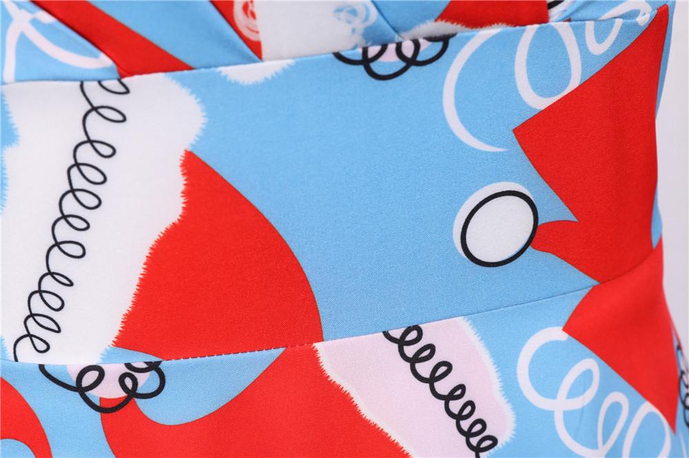 Merry Christmas Short Sleeves Dresses-Dresses-Free Shipping at meselling99