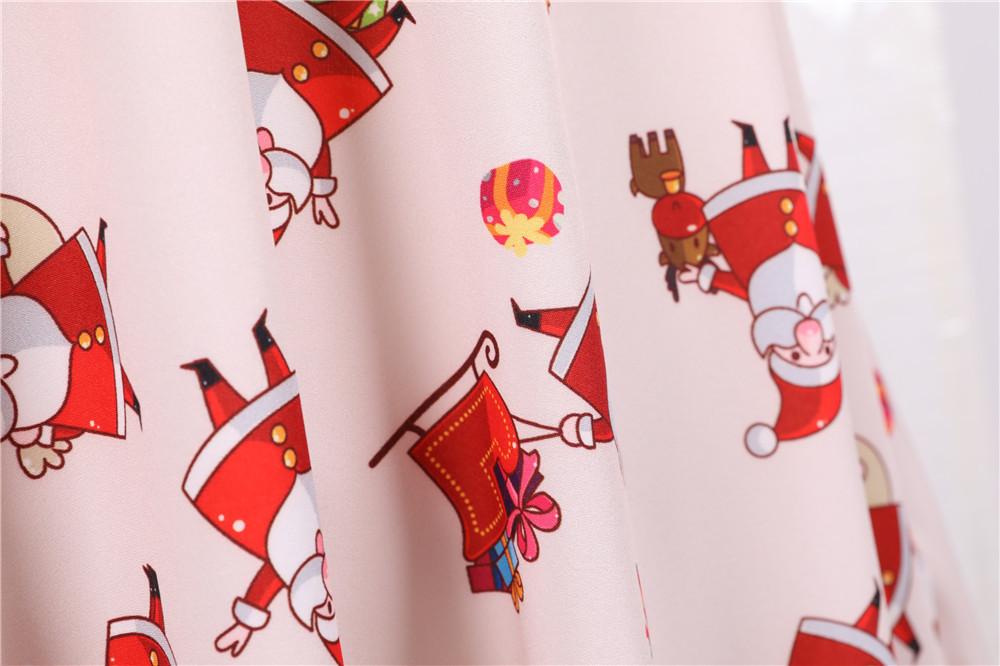 Merry Christmas Short Sleeves Dresses-Dresses-Free Shipping at meselling99