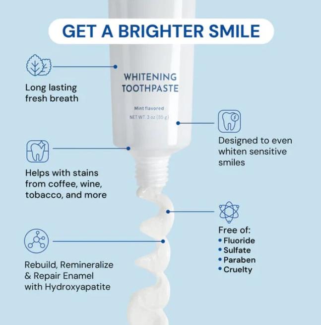 EnamelGuard Whitening Paste - Your Natural Smile Solution - 50% OFF