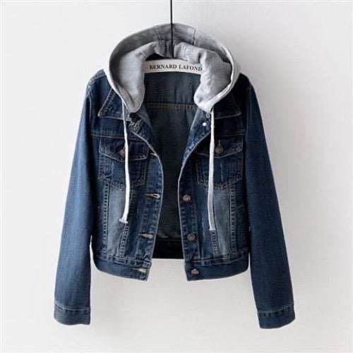 Casual Hoodies Denim Jacket for Girls