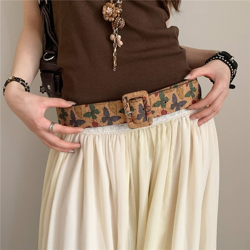 Fashionable PU Wide Belt