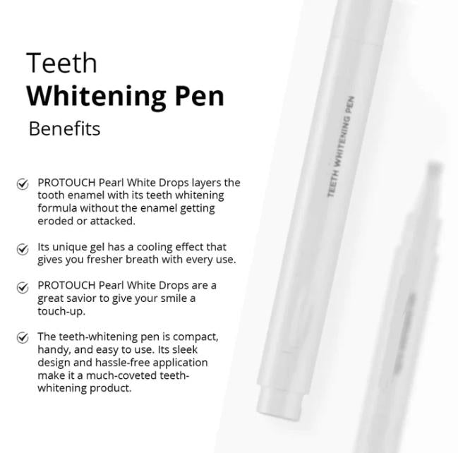 Pearl White Pen - A Whiter Smile in 30 Seconds - 1+1 FREE