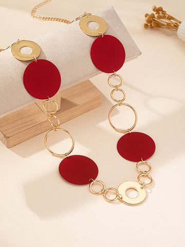 Chains Geometric Necklaces Accessories