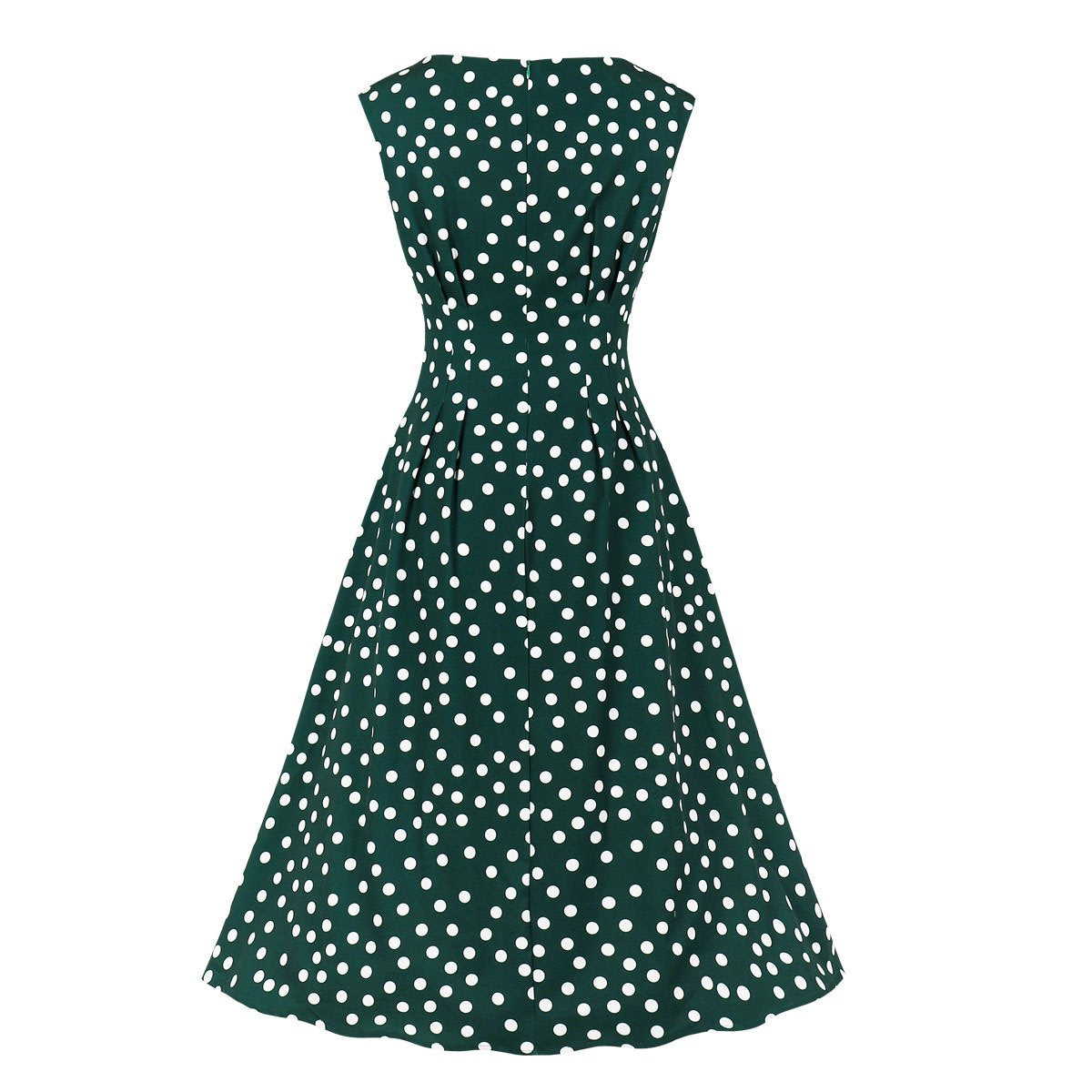 Women Summer Dot Print Retro Dresses-Vintage Dresses-Free Shipping at meselling99