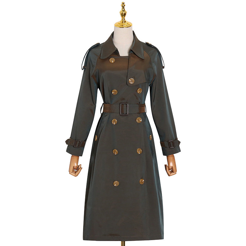 Classy Designed Long Trenchcoat for Women