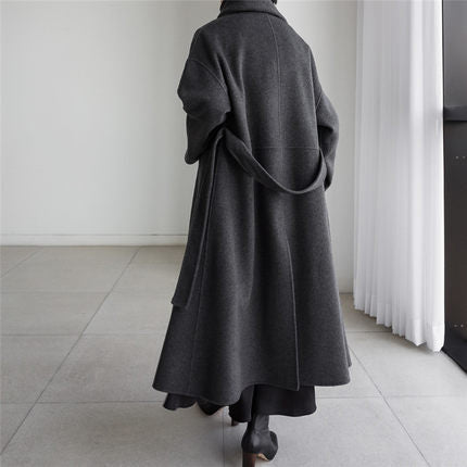 Luxury Designed Wool Plus Sizes Overcoat