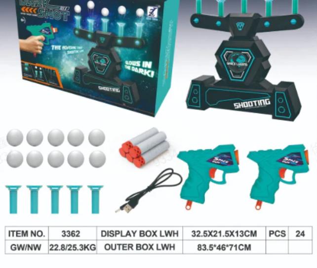 The DarkShot Target Game - Hovering Targets, Glow-in-the-Dark Fun + 50% OFF