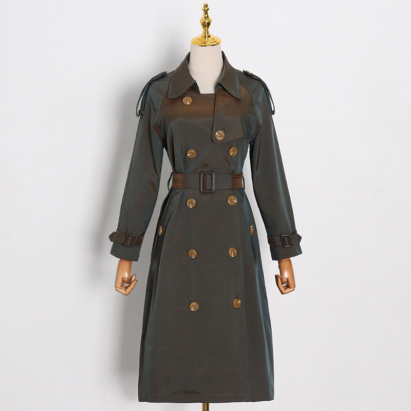 Classy Designed Long Trenchcoat for Women