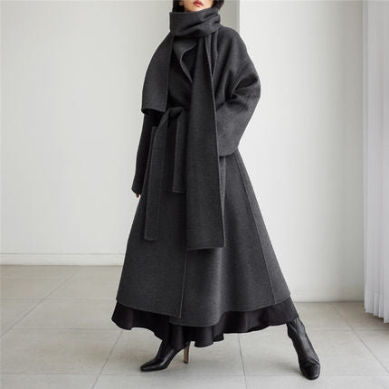 Luxury Designed Wool Plus Sizes Overcoat