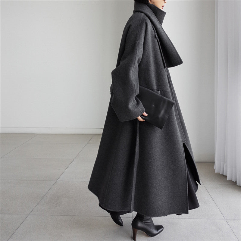 Luxury Designed Wool Plus Sizes Overcoat