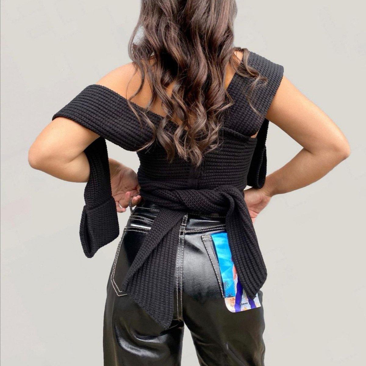 DIY Knitting Bangdage Tops-STYLEGOING