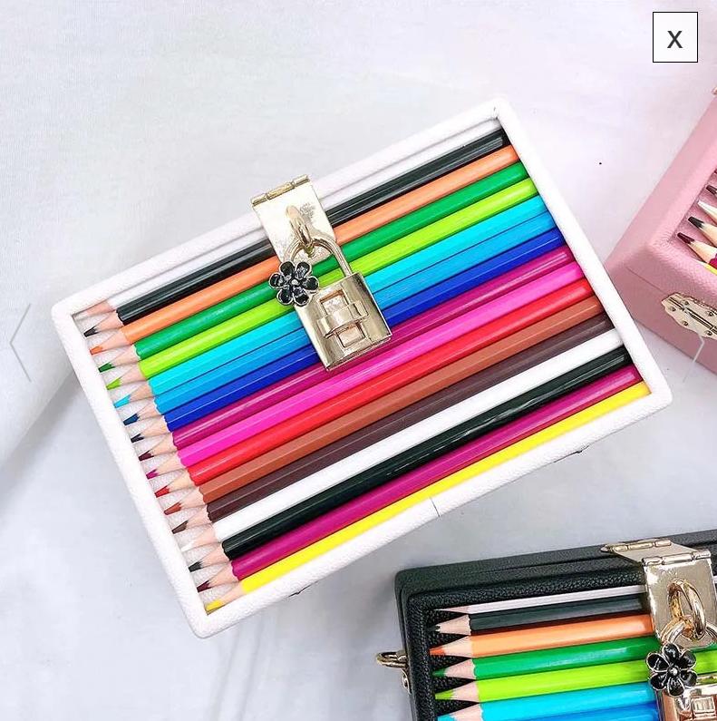 Rainbow Pencil Crossbody Bag