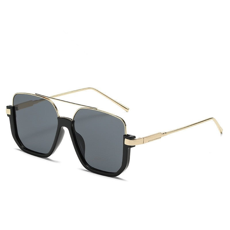 Double Bridge Blue Light Blocking Square Sunglasses