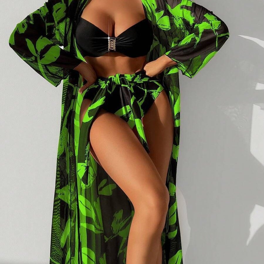 Women's Bikini Set High Waist Swimwear Two Piece