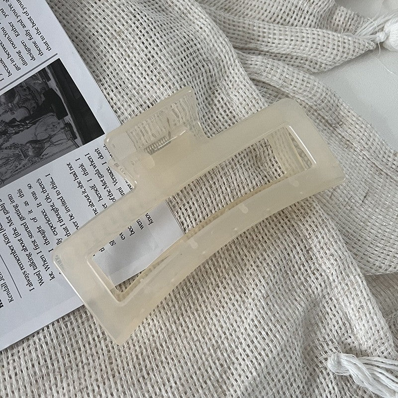 Large Jelly Color Hair Claw Clip