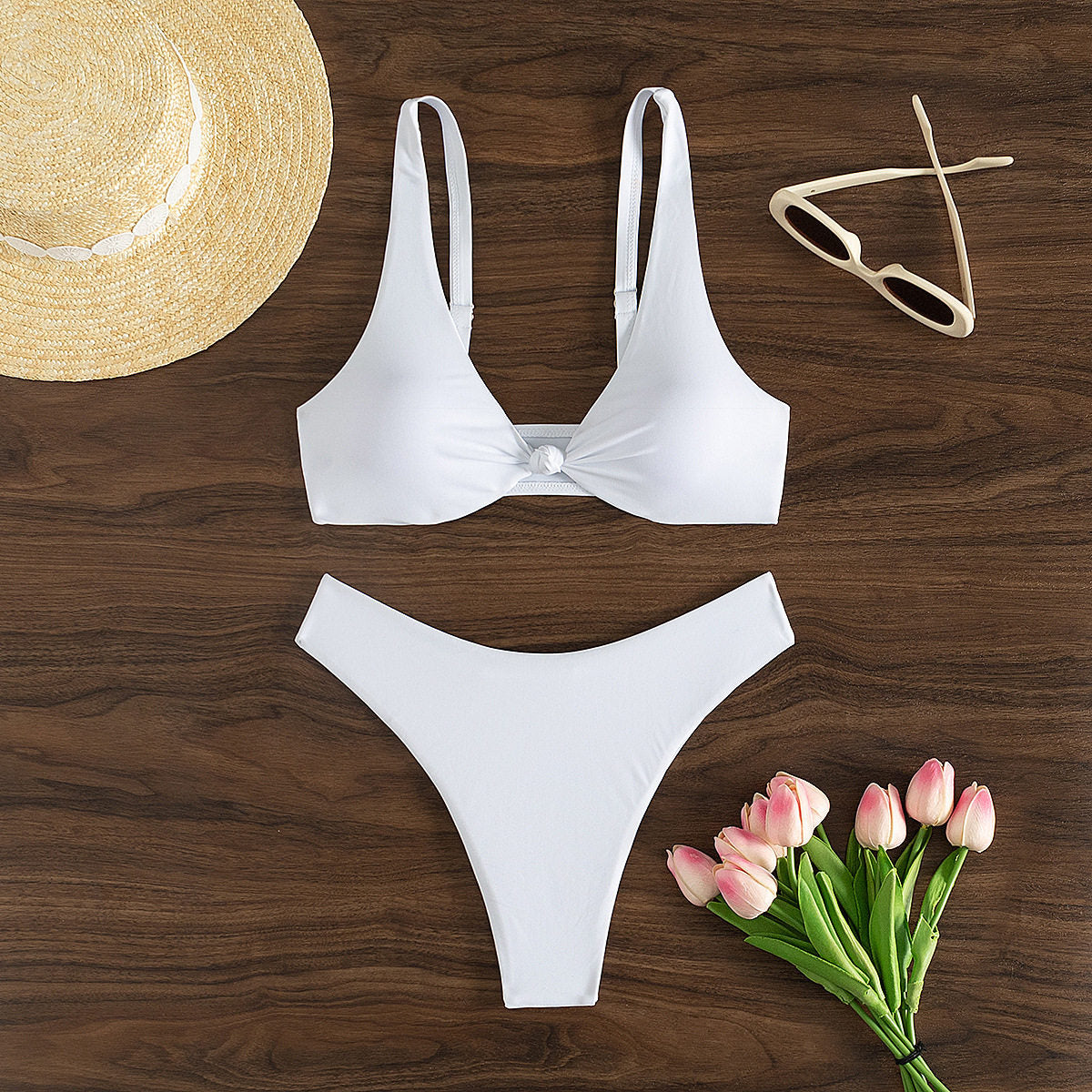 Women's High Waist Bikini Two Piece Swimsuit