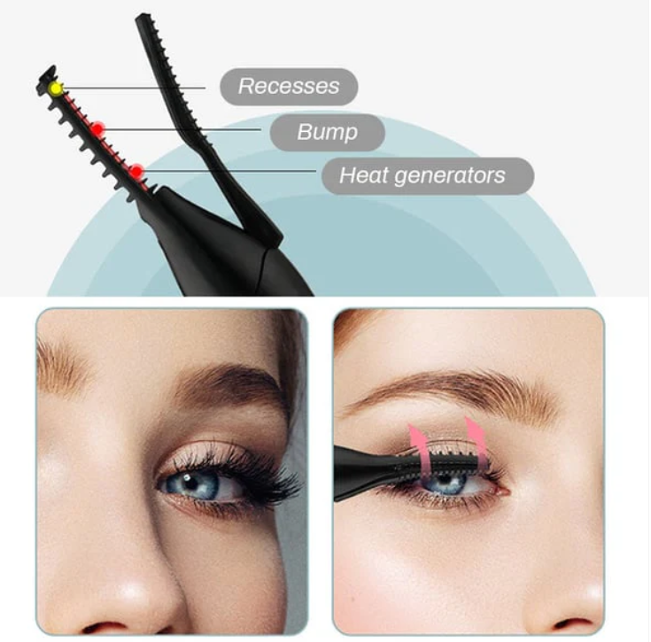 LashGlam Pro - Instant Heated Eyelash Curler - 60% OFF