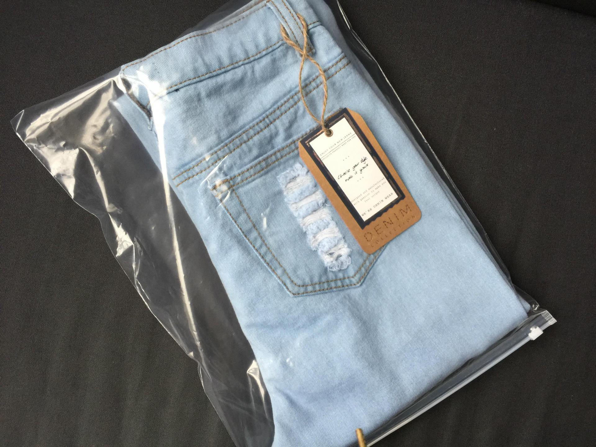 Women Broken Hole Ankle Length Jean Pants-STYLEGOING