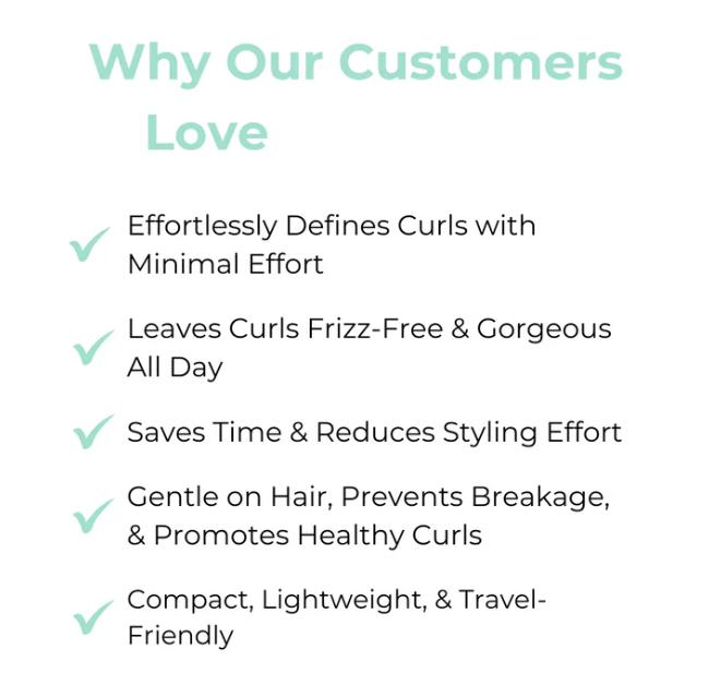 The CurlDefine Hairbrush - Defined Curls, Zero Frizz, + 50% OFF