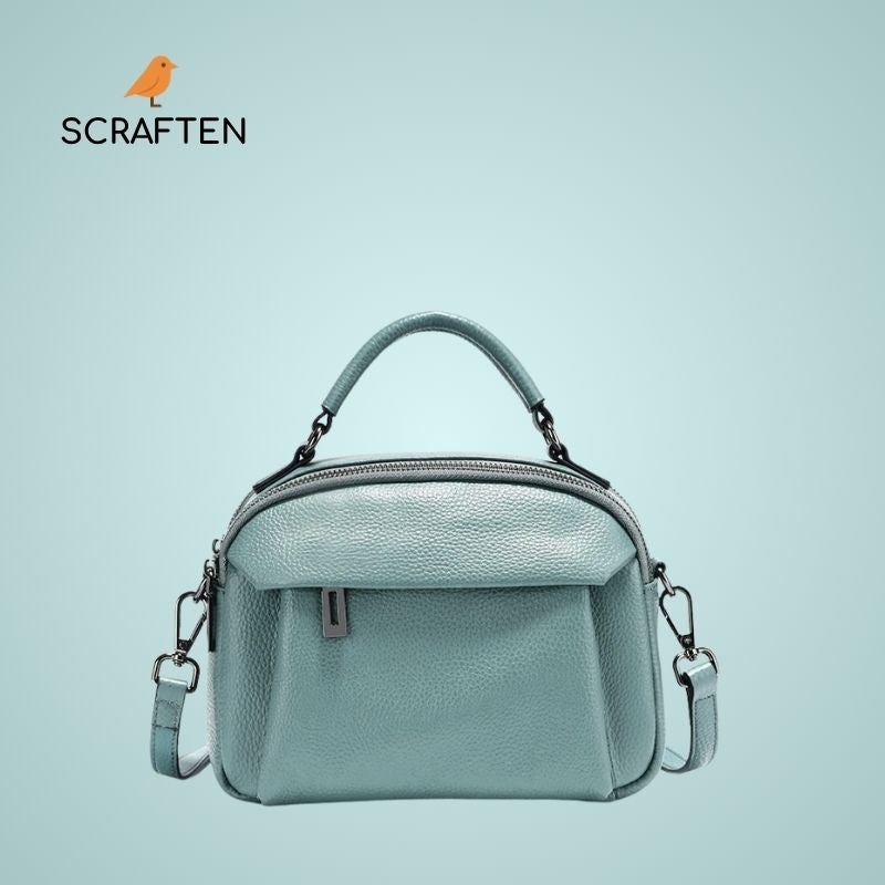 Stylish Genuine Leather Satchel Purse for Women