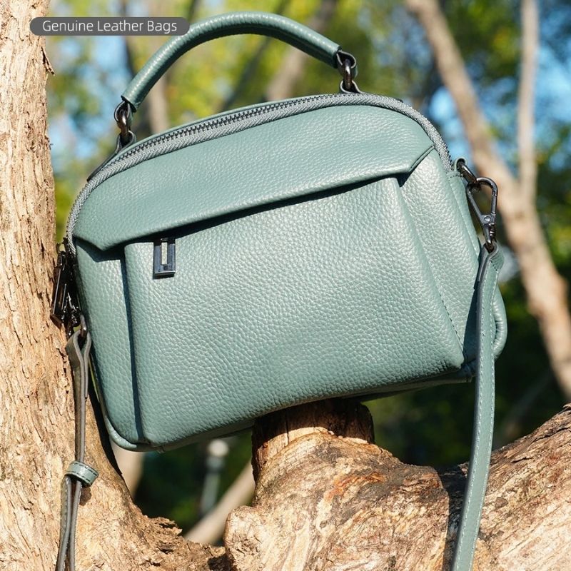 Stylish Genuine Leather Satchel Purse for Women