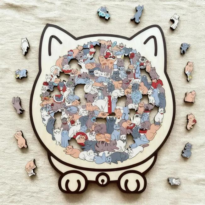 The Kitty-Clique Puzzle - A Calming Cat-Filled Challenge - 50% OFF