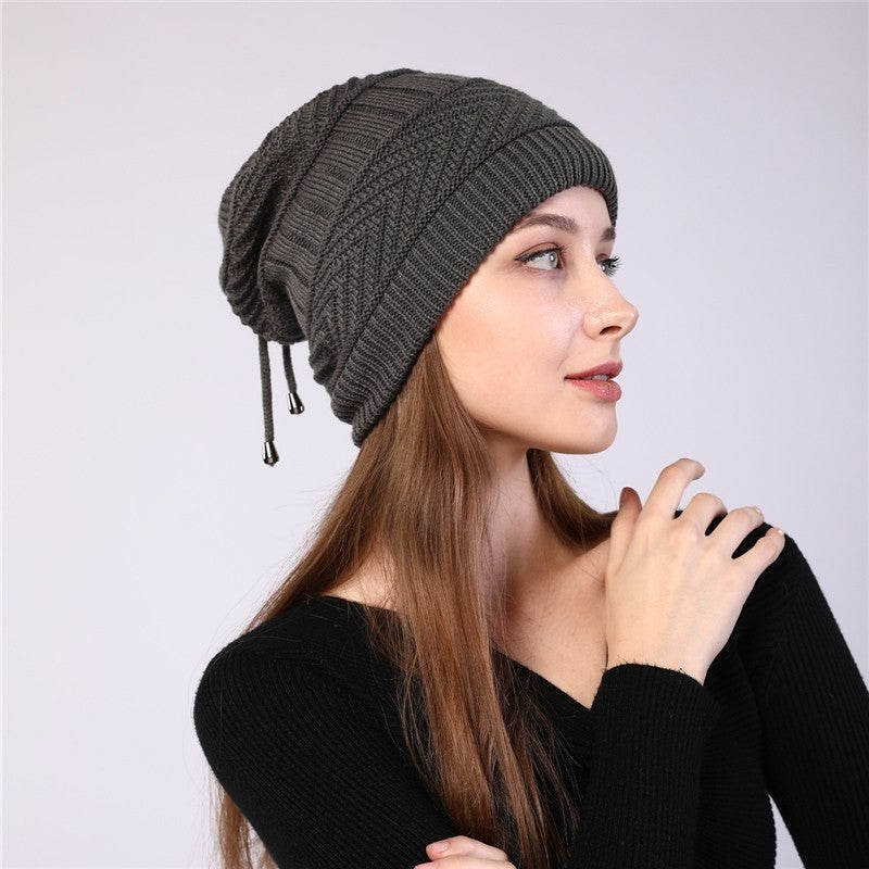 Dual Purpose Knitted Neck Warmer Beanie
