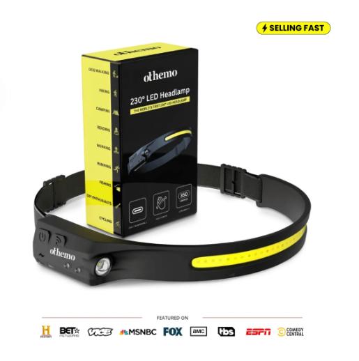 The HorizonBeam Headlamp - 230¡ã Wide Light, Hands-Free Comfort + 50% OFF
