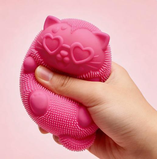 Cute Cat Squishy NeeDoh Ball