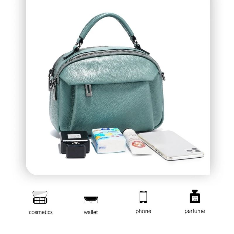 Stylish Genuine Leather Satchel Purse for Women