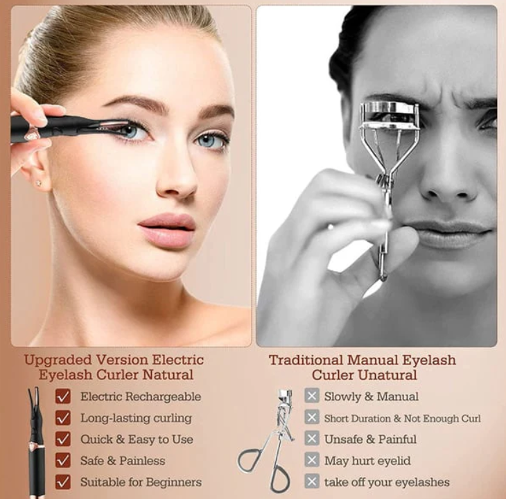 LashGlam Pro - Instant Heated Eyelash Curler - 60% OFF