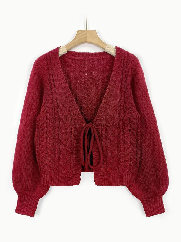 The Lantern Sleeve Cardigan - Effortless Year-Round Style + 50% OFF