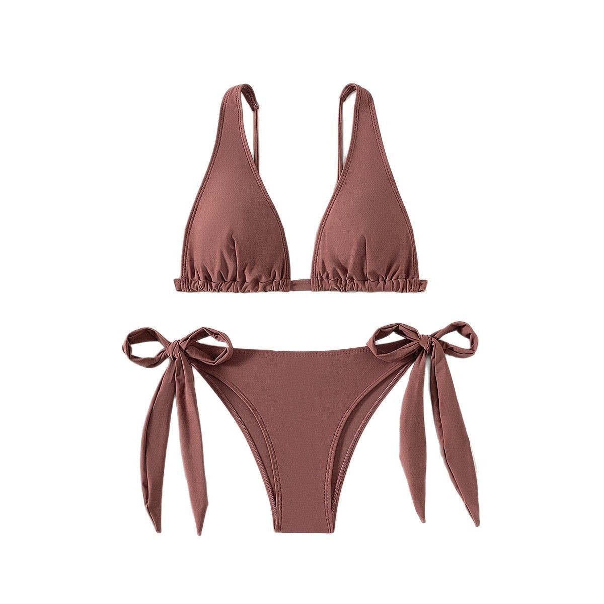 Adjustable Bikini Women's Swimsuit New Solid Color