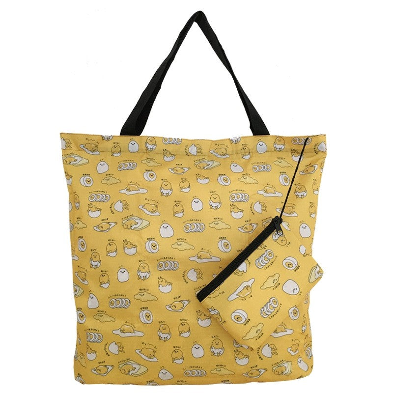 Foldable Printed Shopping Tote Bag