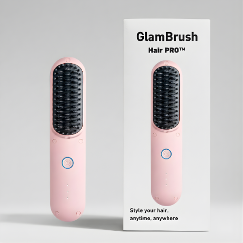 GlamBrush ¨C Salon-Sleek Hair In 5 Minutes + 50% OFF