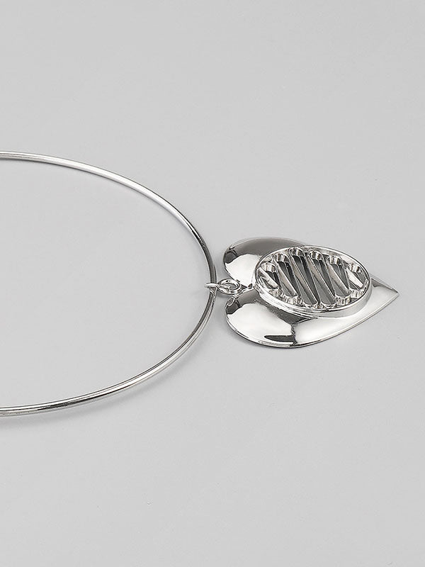 Heart Shape Hollow Necklaces Accessories