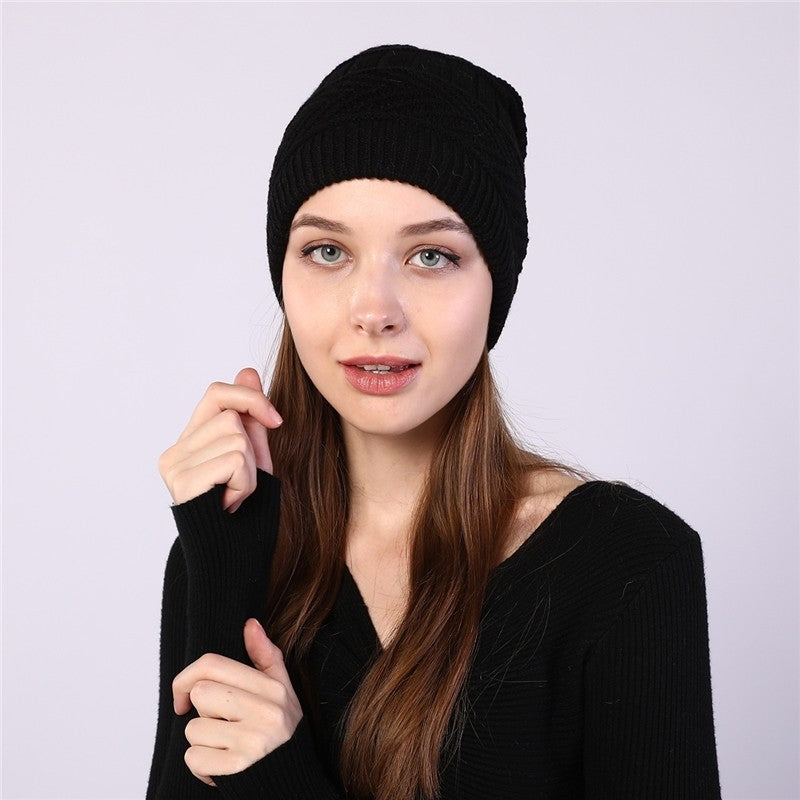Dual Purpose Knitted Neck Warmer Beanie