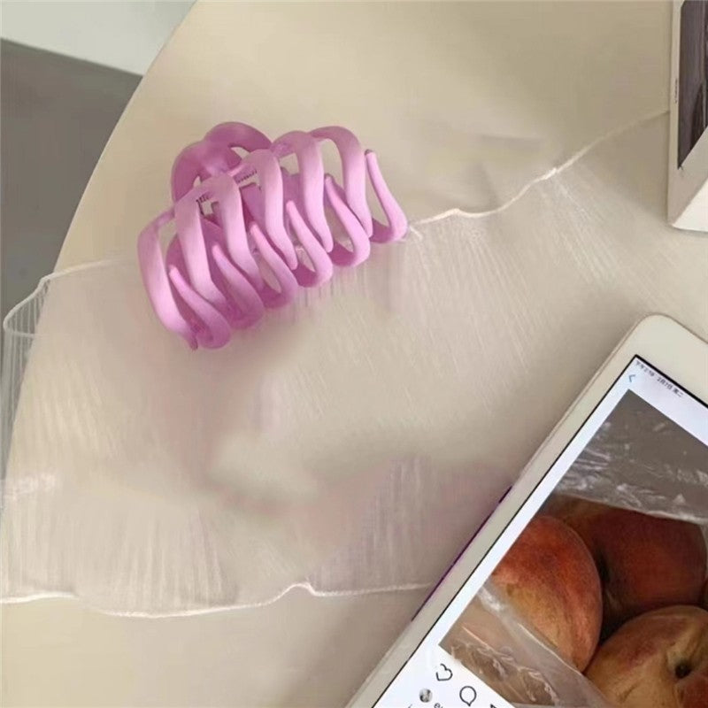 Simple Solid Color Claw Clip