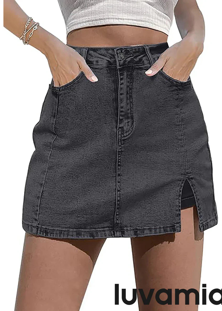 EffortlessChic Denim Skort + Own Every Moment, Confidently - 50% OFF