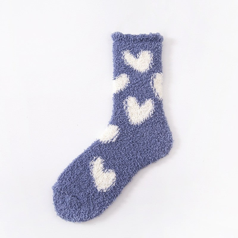 Cute Home Coral Fleece Terry Socks