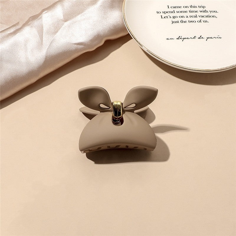Fashion Solid Matte Hair Claw Clip