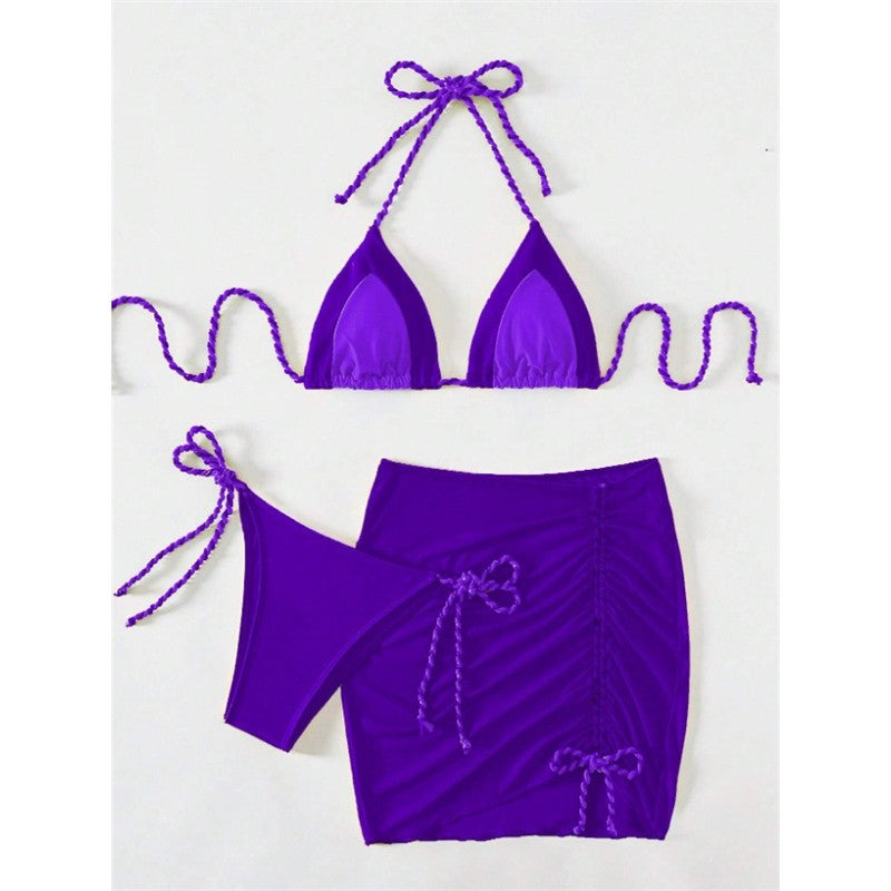 Sexy Bikini Swimsuit Set For Women, 3-Piece, Wholesale