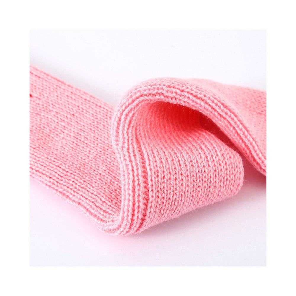 Solid Color Knitted Dance Yoga Training Long Socks