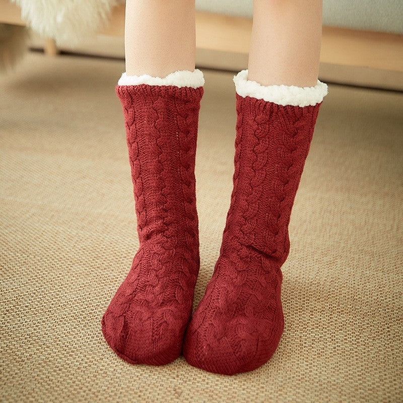 Coral Fleece Home Floor Socks